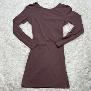 lululemon athletica Long Sleeve Dress in Dusty Rose